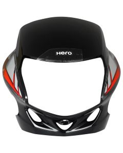 SET, FRONT VISOR, BLACK, TYPE-1, NH-1(T1)