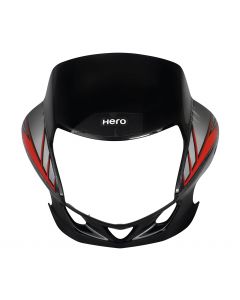 SET, FRONT VISOR, BLACK, TYPE-1, NH-1(T1)