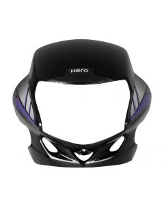 SET, FRONT VISOR, BLACK, TYPE-2, NH-1(T2)