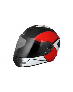 PASSION NIGHT GLOW HELMET MATT RED & BLACK S