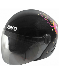 OF HELMET TRACK SUPER BLACK  G GRP L